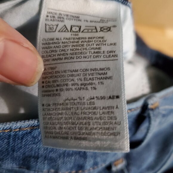 Old Navy Jeans Womens Size 4 Blue Boyfriend Mid-Rise Stretch Denim - Picture 3 of 11